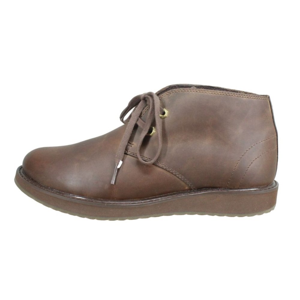 LL Bean Stonington Brown Leather Casual Work Chukka Boots Size 10 M